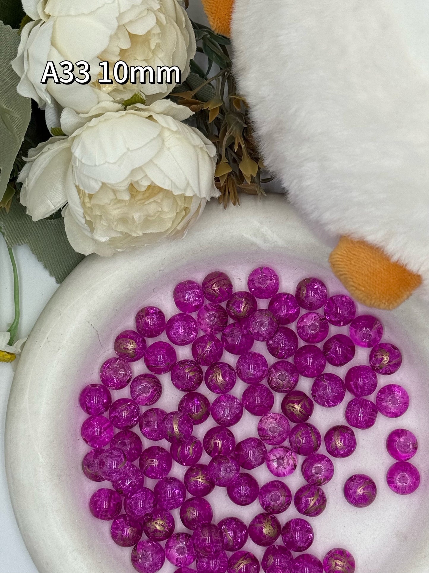 A1 to A48 -Glass beads (Plz note lettersđź’•)