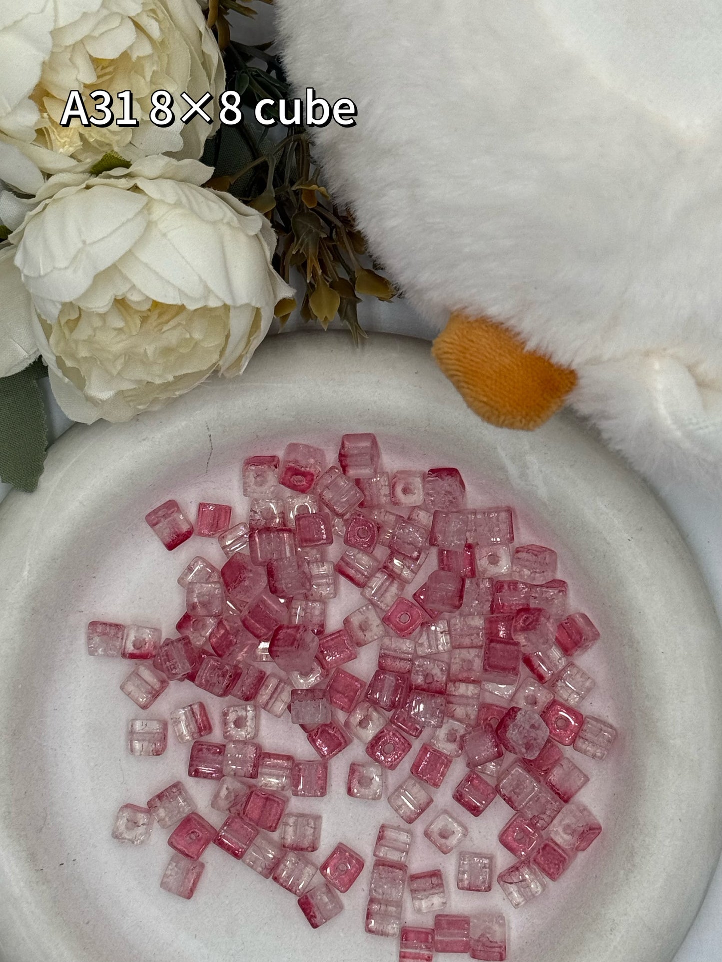 A1 to A48 -Glass beads (Plz note letters💕)