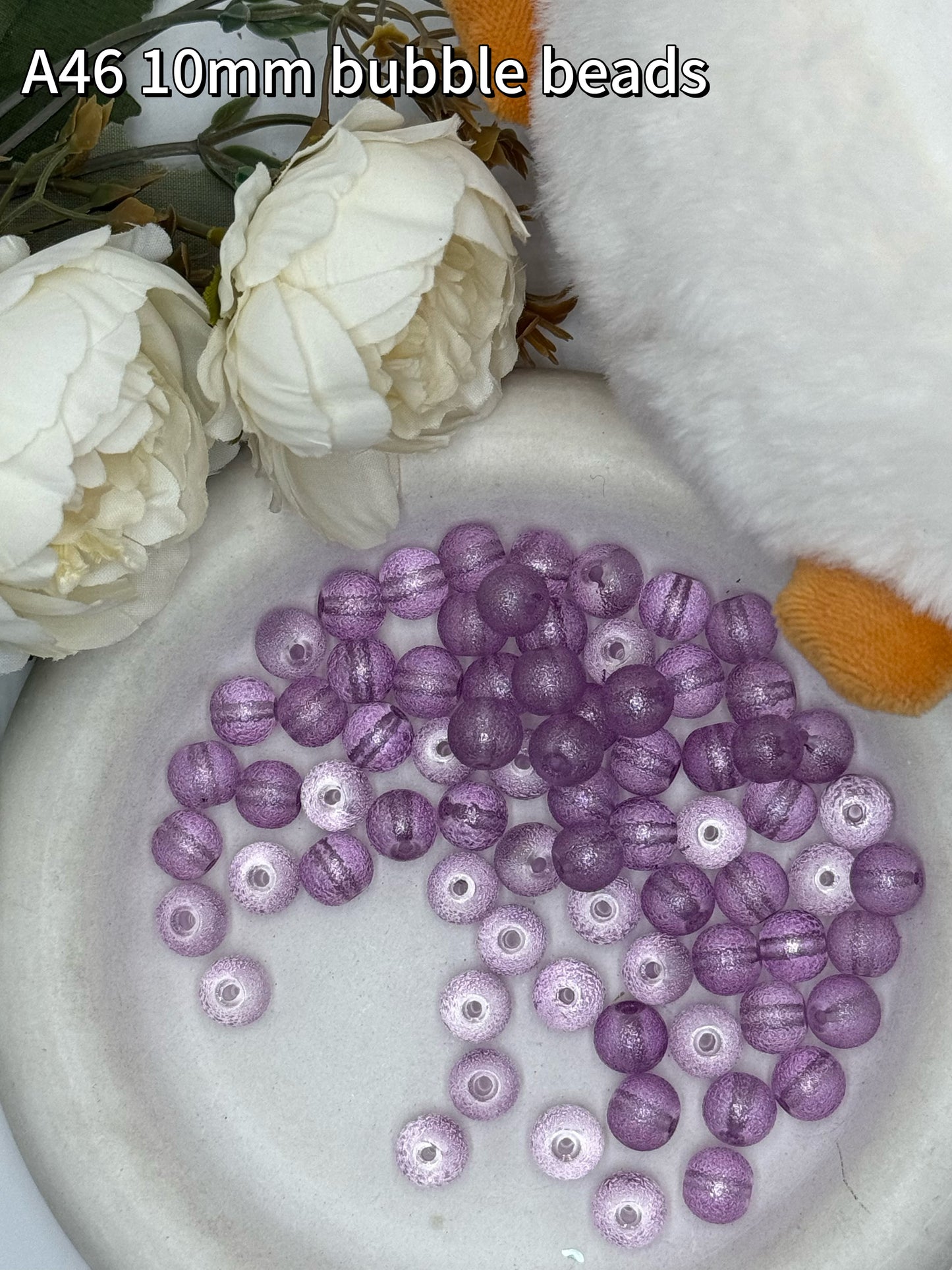 A1 to A48 -Glass beads (Plz note letters💕)